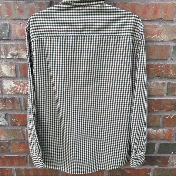 Wax London Tan Plaid Casual Button Down Shirt Long Sleeve Men’s Small - Picture 6 of 8